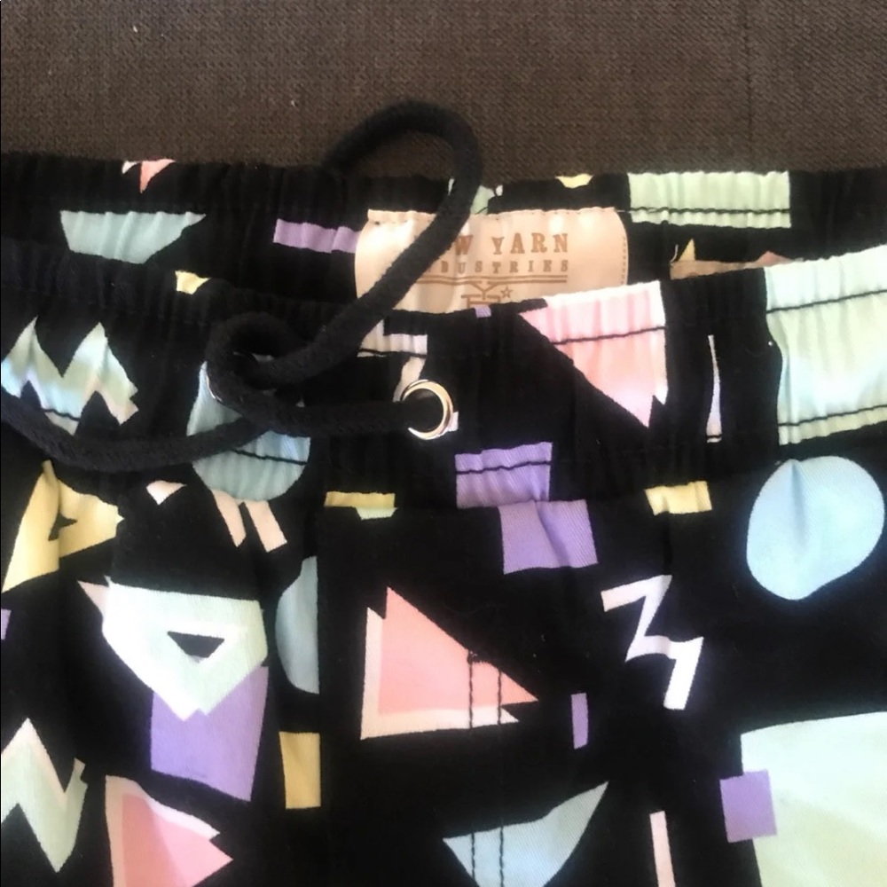 Raw yarn print shorts - Picture 4 of 6